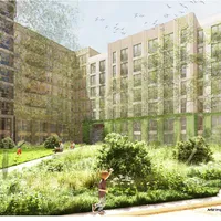 Artist impressions Baunei Cartesius Utrecht beeld van de Architekten Cie
