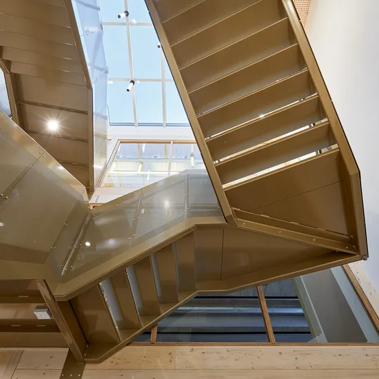 Onderkant trap Stedelijk Gymnasium Haarlem