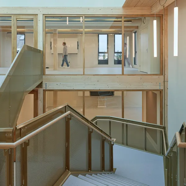 Trap en doorkijk Stedelijk Gymnasium Haarlem