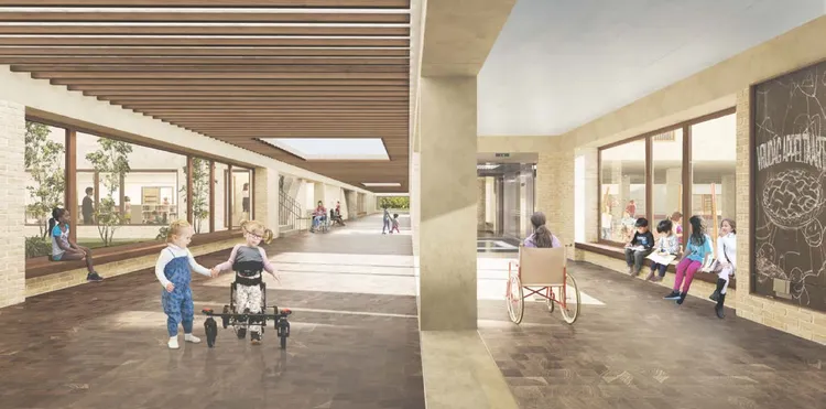 Artist Impression spelende kinderen revalidatie ROER