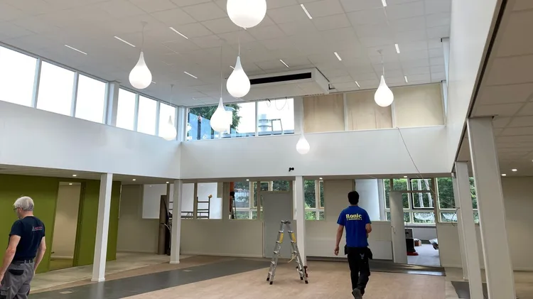 Binnenruimte renovatie Rehobothschool Geldermalsen