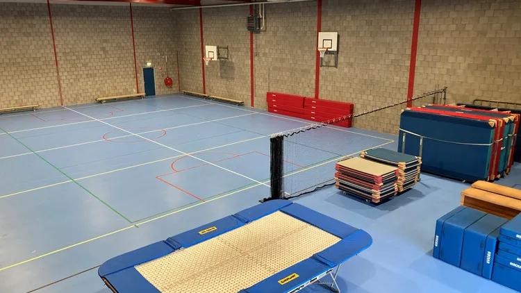 Gymzaal tijdelijke huisvesting GSG Guido