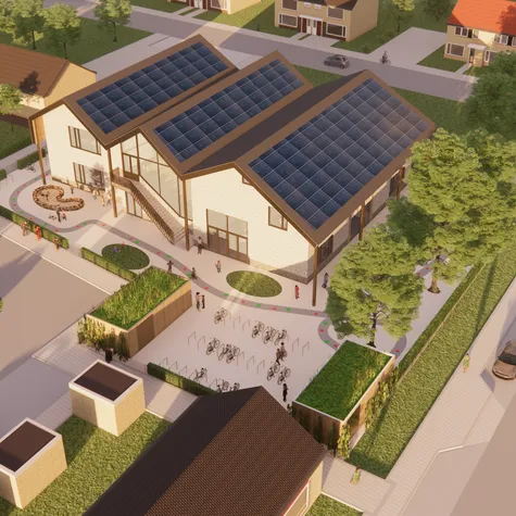 Artist Impression De Akker Putten bovenaf