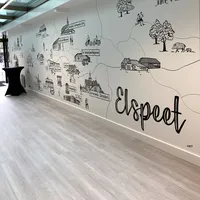 Wandtekening Boaz Jachinschool Elspeet