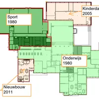 CSG Dingestede Meppel indelingsschets gebouw1