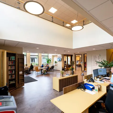 Centrale hal woonzorgcentrum de Westerkim Hoogeveen