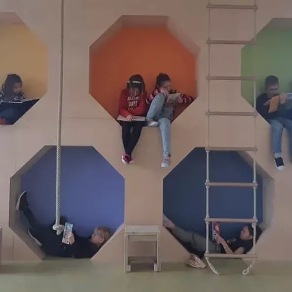 Kinderen in leesblokken