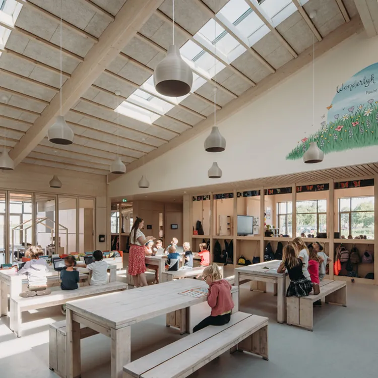 Klaslokaal met kinderen