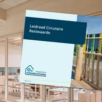 Achtergrondfoto binnenzijde inrichting school met leidraad circulaire restwaarde