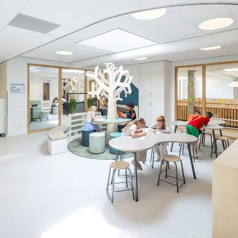 Interieur met kinderen IKC Remigius Duiven foto KOW