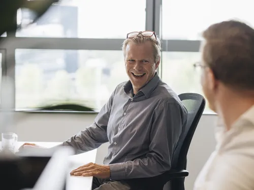 Adviseurs in gesprek vestiging Zwolle