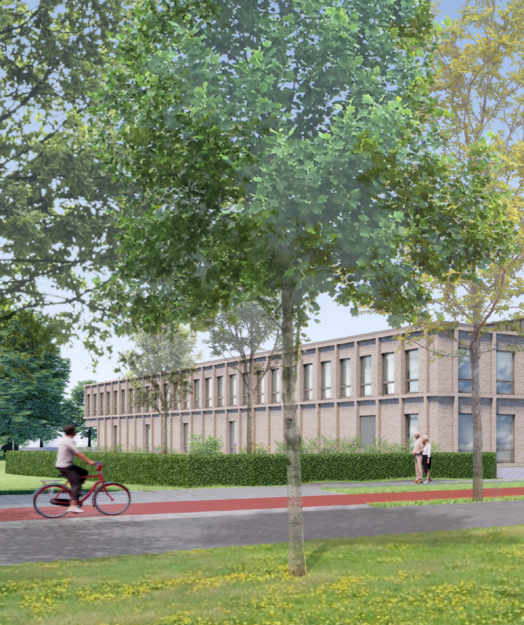 Artist Impression Het Streek Lyceum Ede
